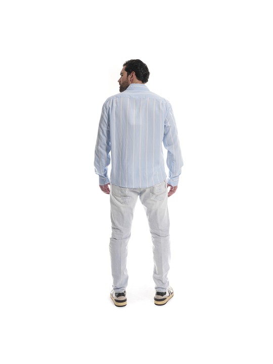 CAMICIA TESSUTO RIGATO