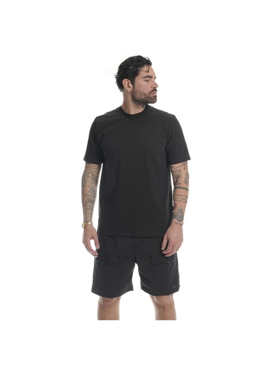 T-SHIRT JERSONE BORCHIE GIRO COLLO