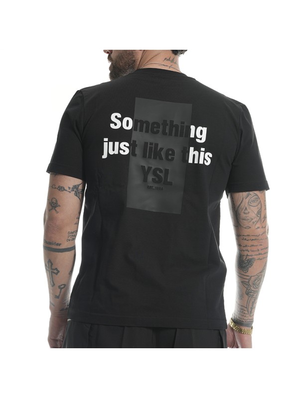 T-SHIRT STAMPA RETRO SOMETHING LIKE