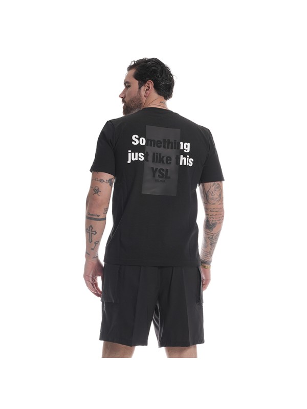 T-SHIRT STAMPA RETRO SOMETHING LIKE