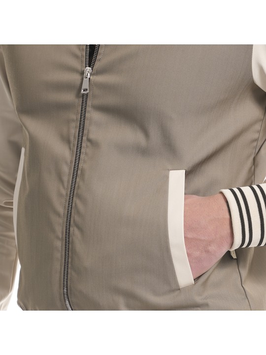 BOMBER FRESCO LANA MANICA COTONE 