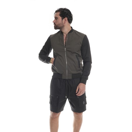 BOMBER FRESCO LANA MANICA COTONE 
