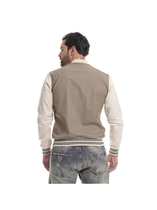 BOMBER FRESCO LANA MANICA COTONE 