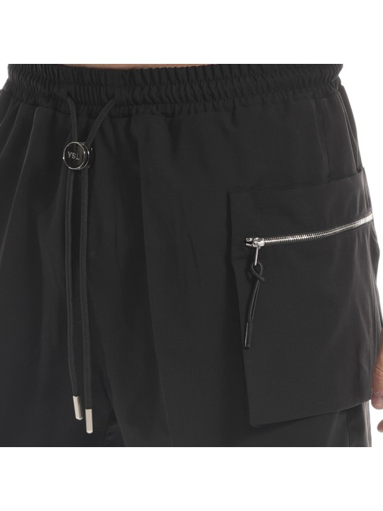 BERMUDA TASCHE LATERALI + ZIP
