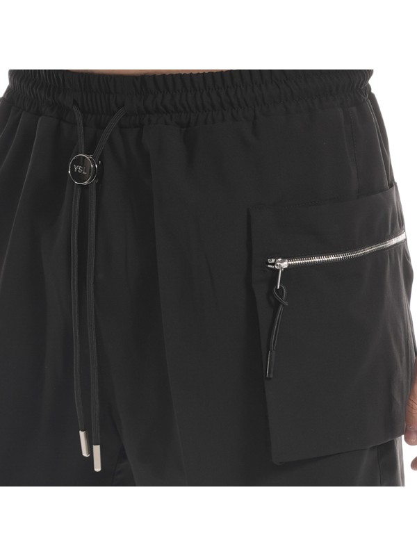 BERMUDA TASCHE LATERALI + ZIP