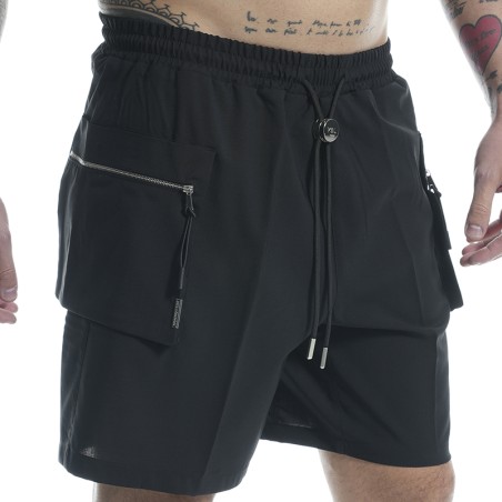 BERMUDA TASCHE LATERALI + ZIP
